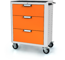 Trolley DVU 968 x 765 x 500 - basic - 3x drawers